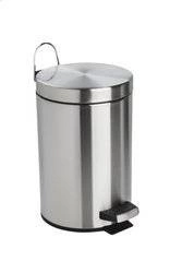 Badmülleimer 3 L aus Edelstahl, rund