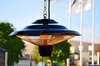  Deckenheizstrahler Heizpilz Sonnenschirm Heizung mit Kette 1500Watt Halogenstrahler Wärmestrahler